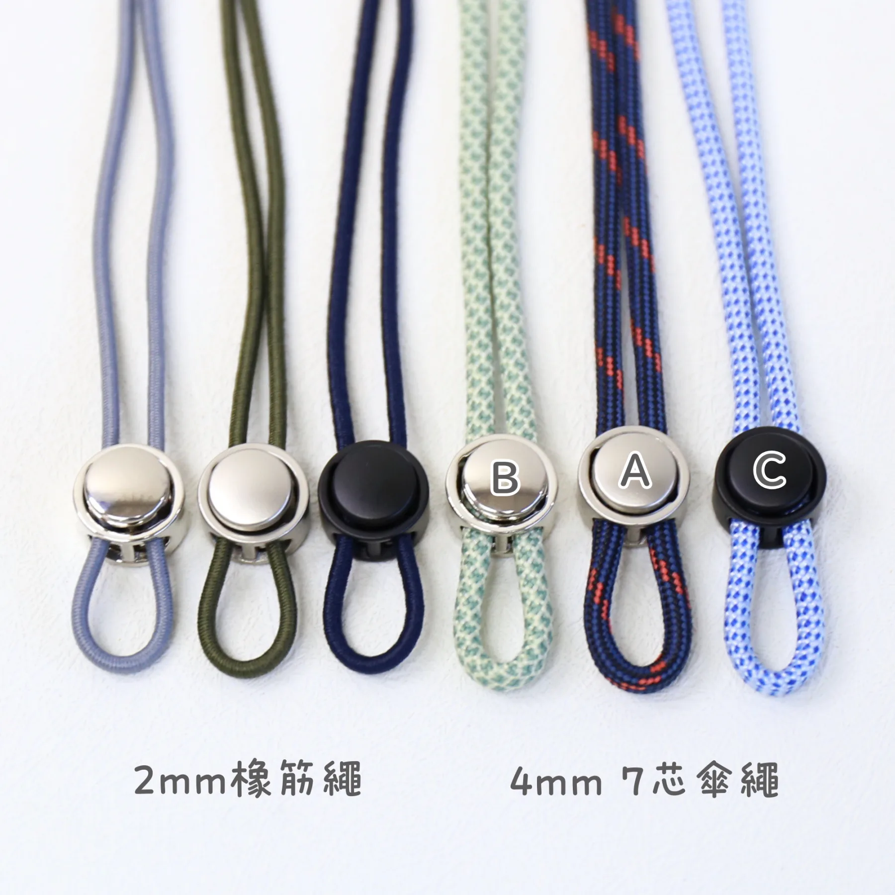 金屬雙孔調節扣豬鼻扣-圓形2-2個裝 - Image 6