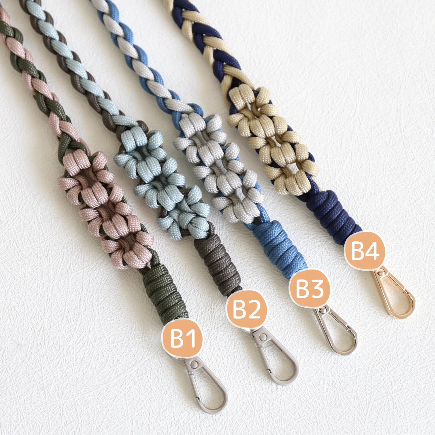 傘繩編織花花電話繩材料包DIY kit B - Image 2