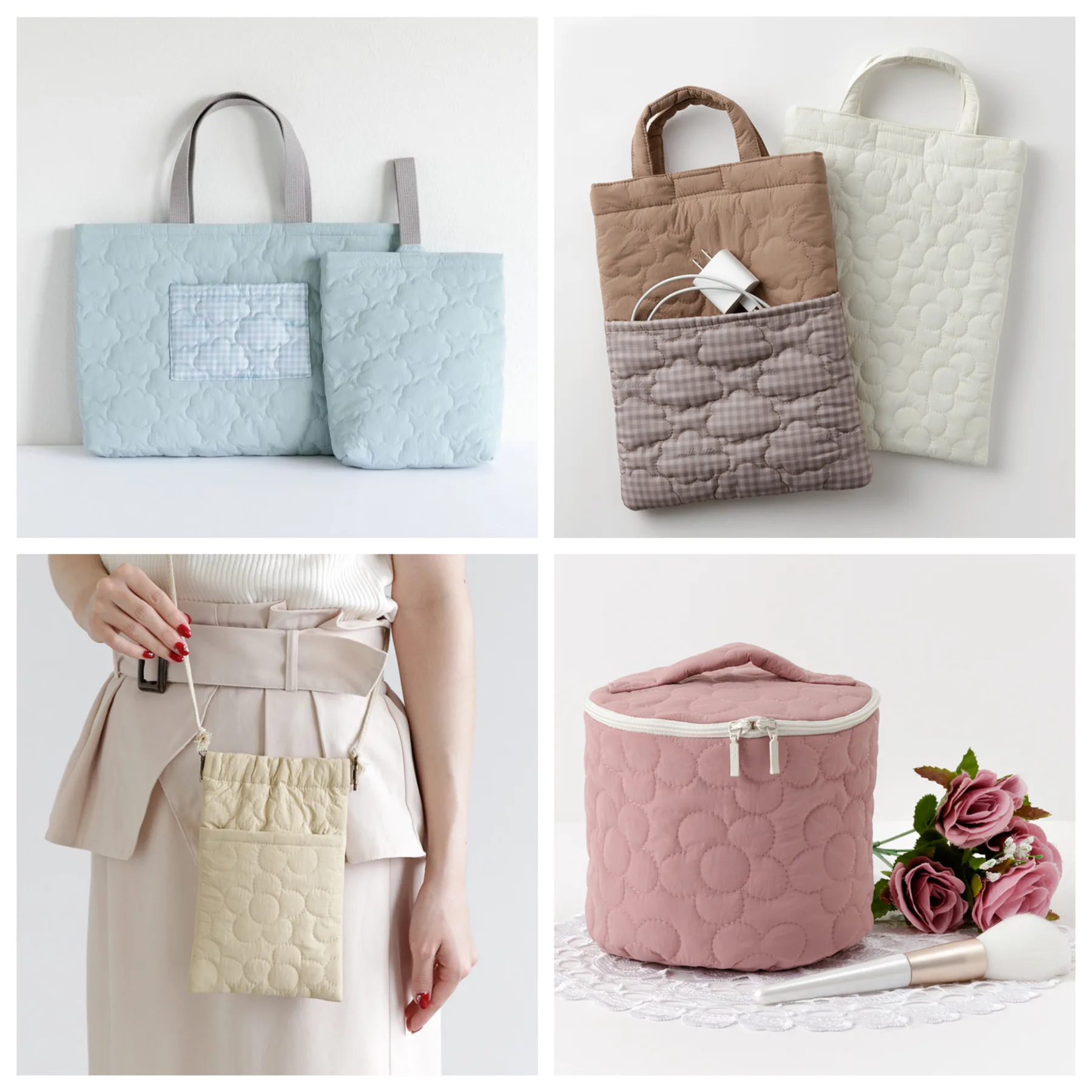 日本Milk Latte 雙面夾棉布cut cloth - Image 2