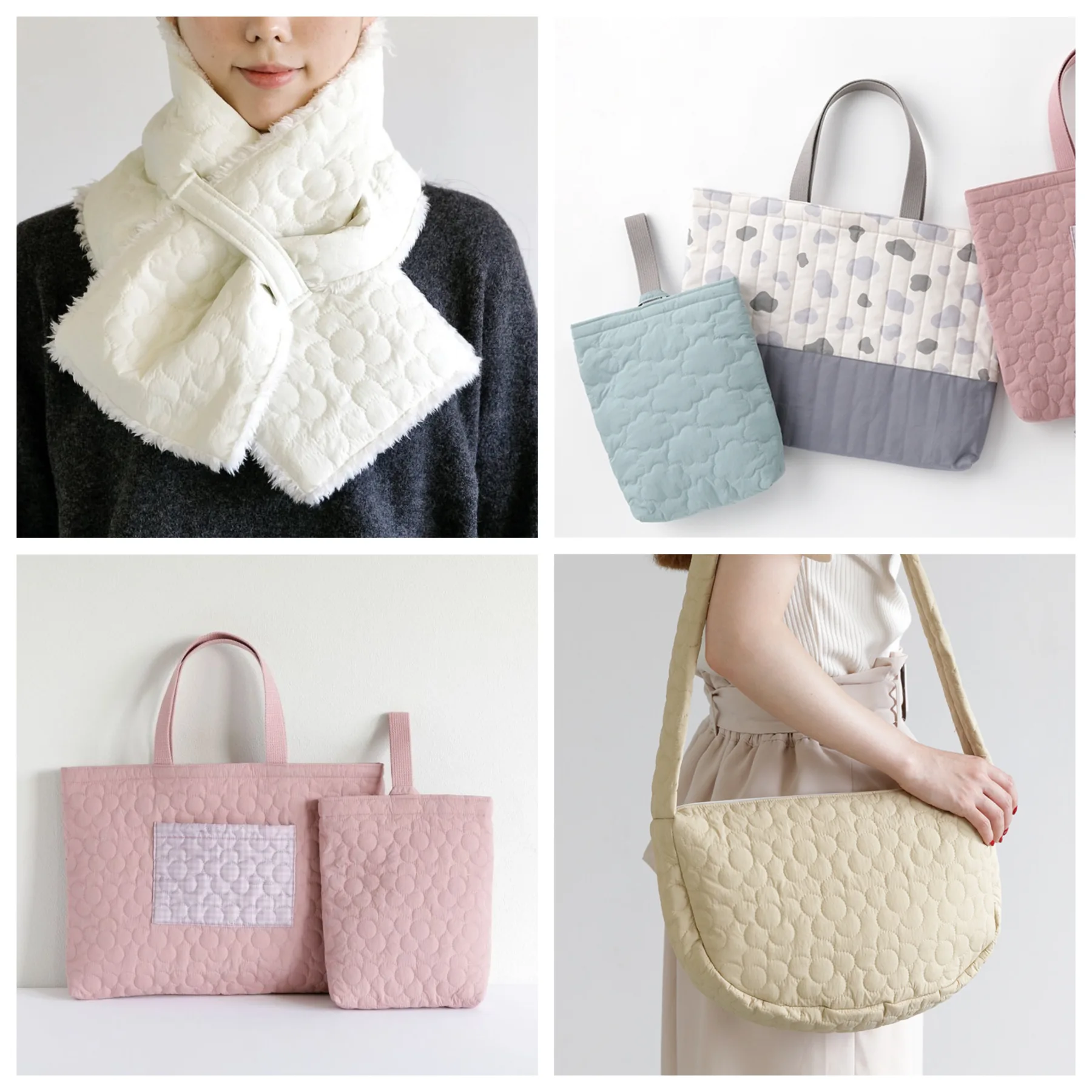 日本Milk Latte 雙面夾棉布cut cloth - Image 3