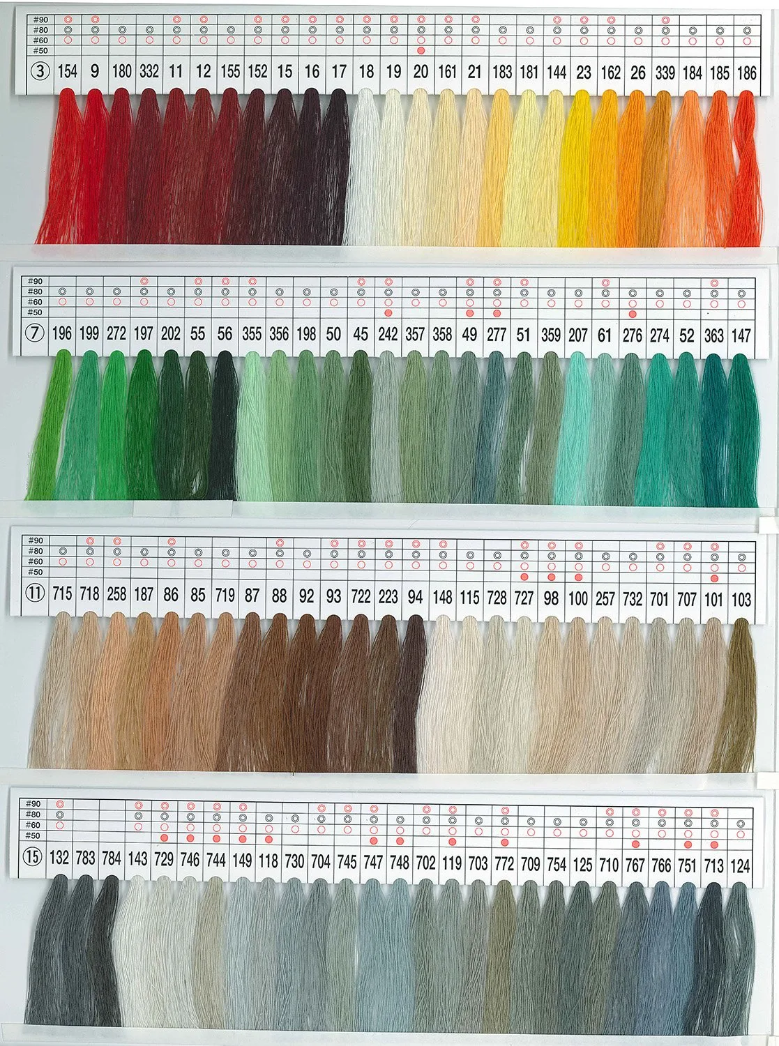 FUJIX kingspun 色板 縫紉線 日本綫 車縫線 手作 手作材料 DIY sewing 手藝店 handcraft