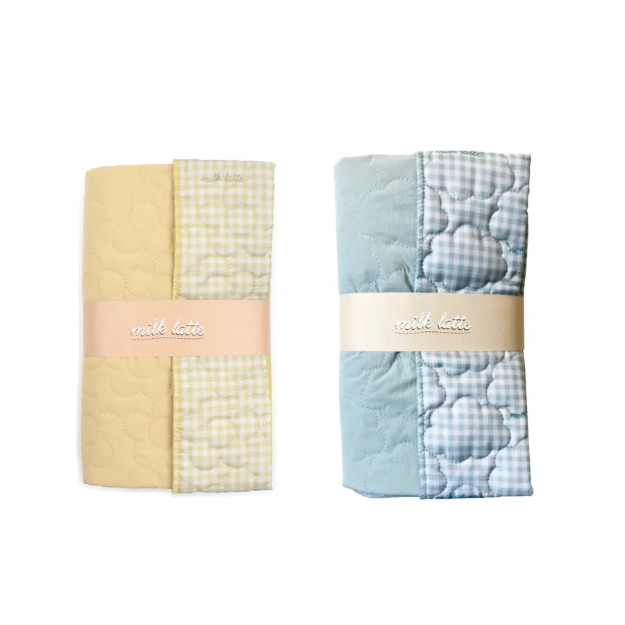 日本Milk Latte 雙面夾棉布cut cloth