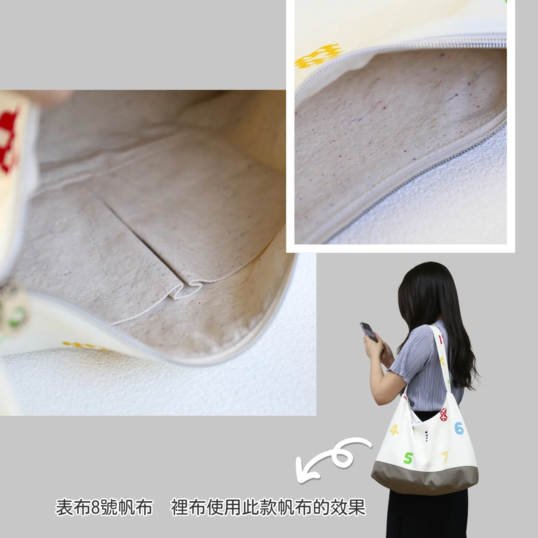 日本點點洗水棉帆布 - Image 4