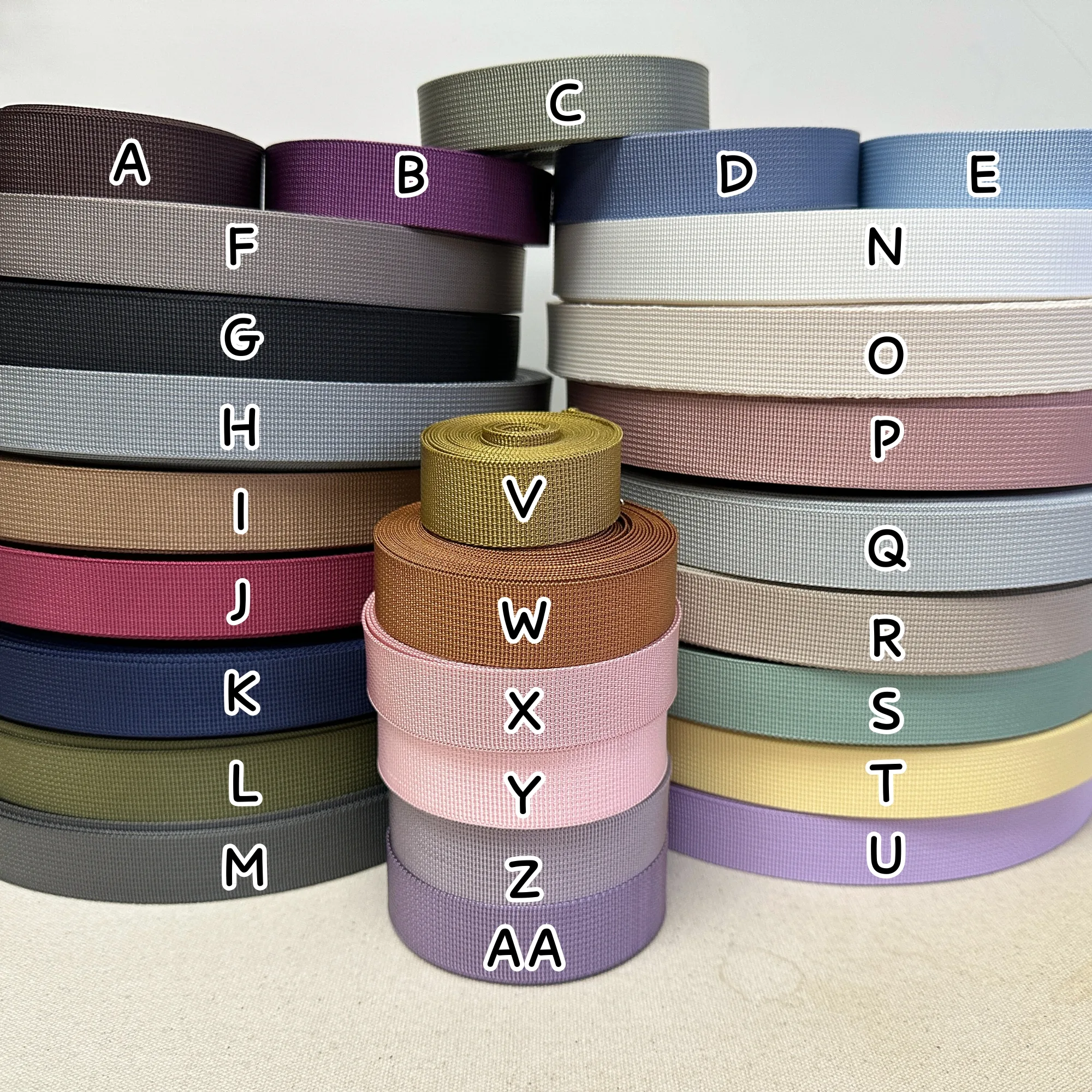 尼龍織帶 10mm帶 webbing strap rope DIY craft handmade nylon strap 織帶 提帶 揹帶 手作材料 手藝用品 縫紉配件