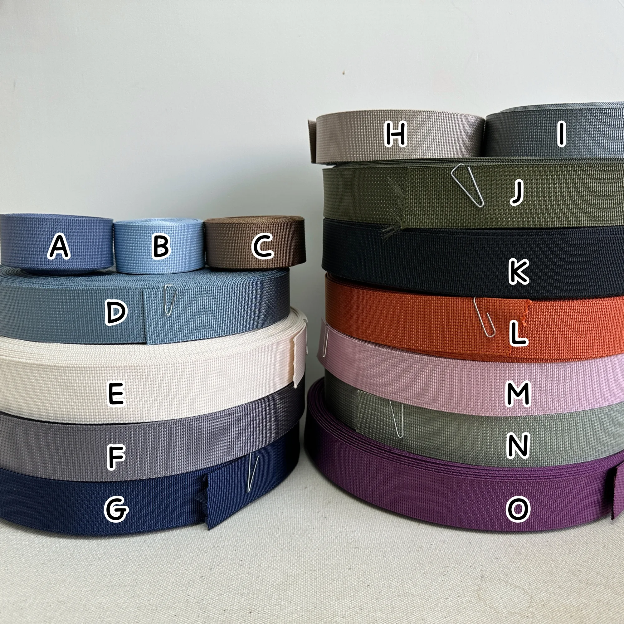 尼龍織帶 10mm帶 webbing strap rope DIY craft handmade nylon strap 織帶 提帶 揹帶 手作材料 手藝用品 縫紉配件