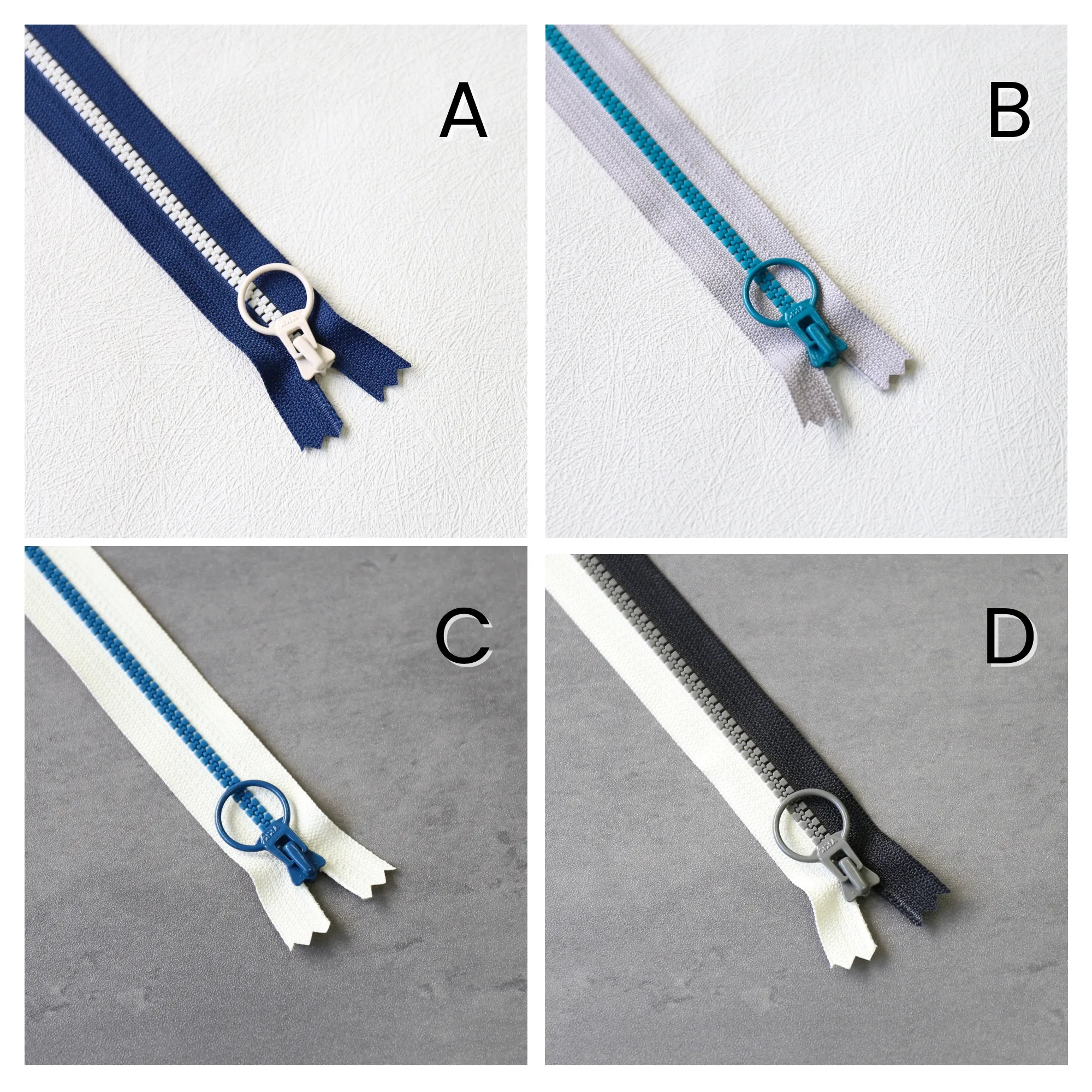 YKK撞色20cm樹脂拉鍊 zipper DIY 手作材料 縫紉配件 拉鏈 handmade notions