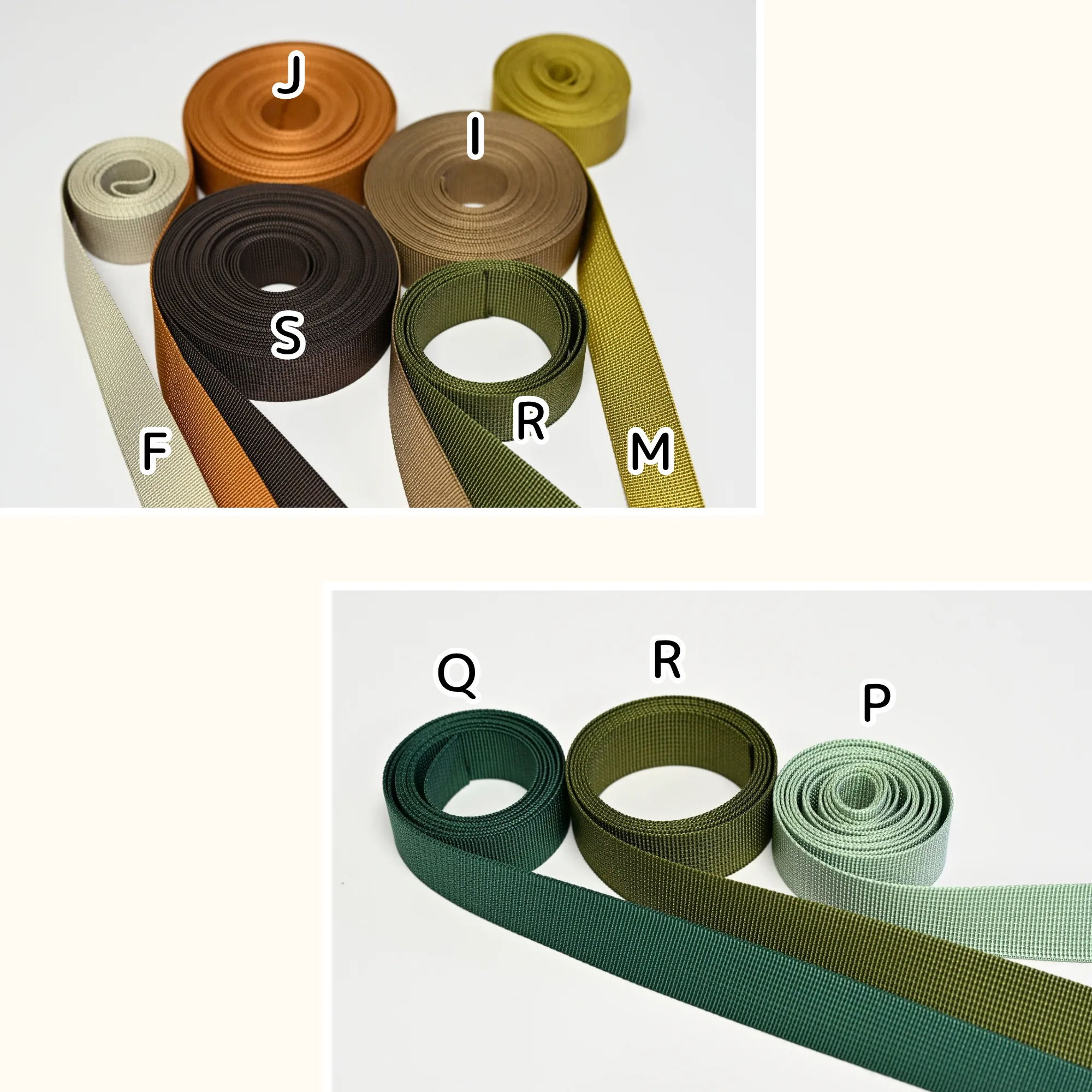 尼龍織帶 25mm webbing strap DIY craft handmade nylon strap 織帶 提帶 揹帶 肩帶 包帶 肩背帶 手作材料 手藝用品 縫紉配件