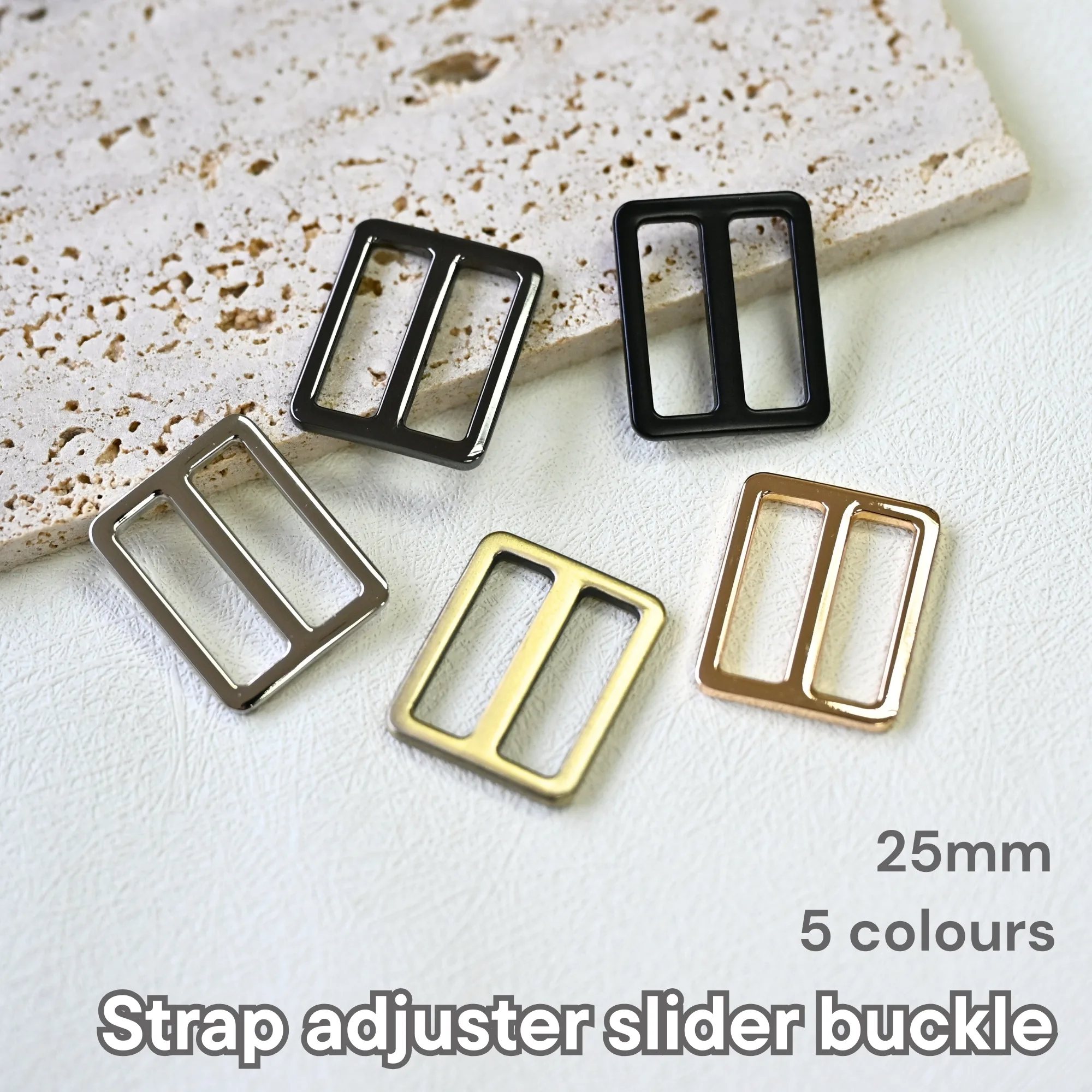 25mm日字扣 調節扣 三檔扣 包帶配件 手作材料 縫紉配件 bag making hardware 手芸 包袋製作 相機帶扣 肩帶扣 背帶扣