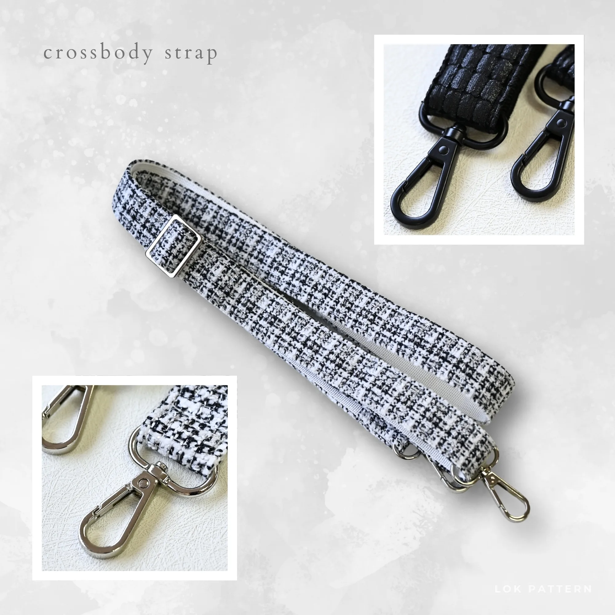 25mm板扣 門扣 龍蝦扣 包帶配件 包帶扣袋扣 手作材料 縫紉配件 bag making hardware 手芸 包袋製作 肩帶扣 背帶扣